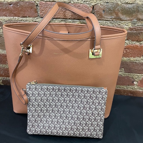 Anne Klein Work Tote with Printed Pouch - Picture 3 of 4